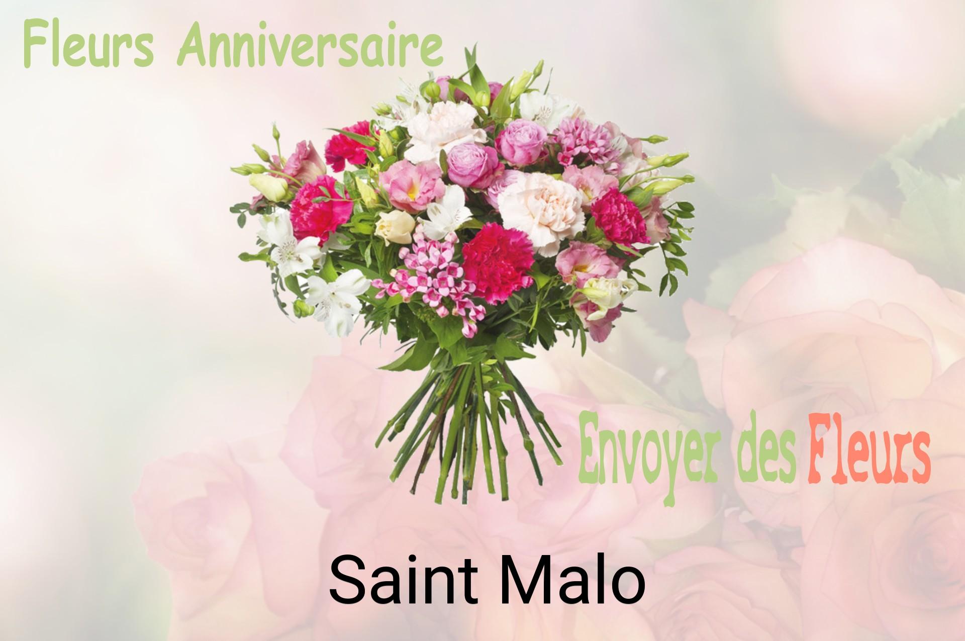 Bouquet de fleurs d’anniversaire livré à Saint-Malo